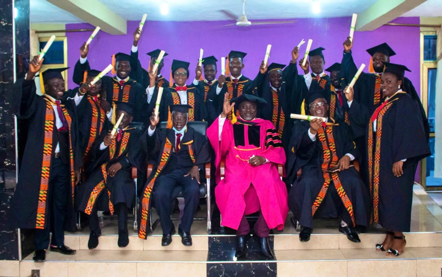 PWSM graduates celebrating